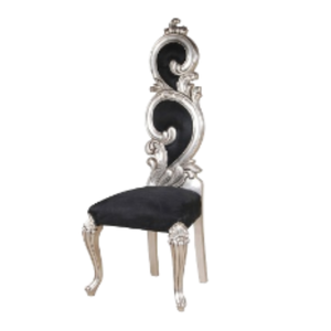 Sillas de trono de boda, sillas de comedor de plata, sillas de trono únicas con respaldo alto para bodas, fabricación en Indonesia - Product Image 2