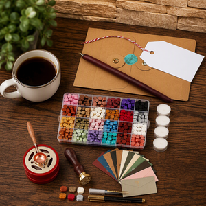 Professional Custom <b>Wax</b> <b>Seal</b> Stickers With CE Certificate - Product Image 1