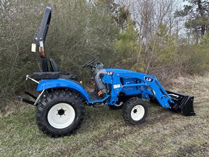 Factory Price Used Mini 20HP LS 4WD Tractor Front Loader Blue Farm Use for Engine Gear Drive Rotary Mower 3-Year Warranty - Product Image 4