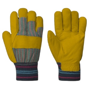 Gants de sécurité industriels en cuir de vachette grainé, gants de travail doux et confortables, résistants à l'abrasion pour le jardinage - Product Image 2