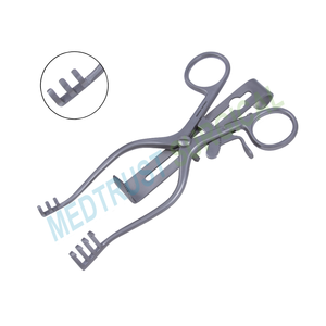 Tijeras quirúrgicas Henley 6 1/2 3 cuchillas centrales Retractores de autorretención manuales de acero inoxidable Certificado ISO CE - Product Image 4