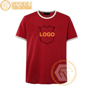 Camiseta bordada de lana de algodón Alpha de alta calidad, ropa de hermandad de hombres Psi personalizada, suavidad transpirable de gran tamaño - Product Image 6