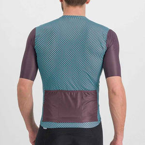 เสื้อใส่ปั่นจักรยานสำหรับผู้ชายเสื้อปั่นจักรยานสีส้มผ้าเจอร์ซี่สะท้อนแสงพิมพ์ซับลิเมชันฤดูร้อน - Product Image 3