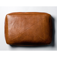 Étui pour ordinateur portable en cuir rustique de haute qualité avec logo personnalisé, bandoulière, portable, durable, souple, pour les voyages d'affaires, pour tablettes