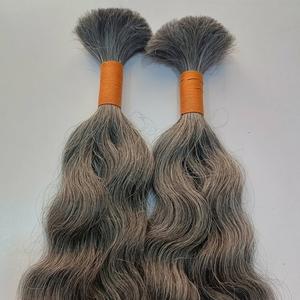 Extensions de cheveux ondulés naturels non traités vietnamiens 8 pouces Afro et Curl Style Bouncy Wavy Bundles de cheveux humains - Product Image 1