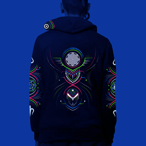 Sweat à capuche unisexe à impression UV avec design graphique 3D pour les vêtements hip-hop et skateboard des jeunes - Product Image 3