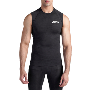 Débardeur en coton pour hommes, vêtement à deux faces, chemise légère sans manches en coton mélangé avec des couleurs unies, idéale pour la salle de sport à la mode en été - Product Image 1