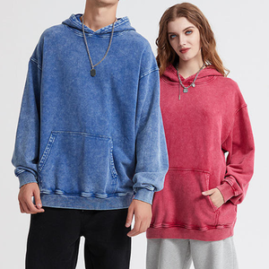 Heavy Custom 420G Vintage Hooded Men's Hoodie Sudadera con capucha suelta y lavable para hombre Oversized Hooded - Product Image 3