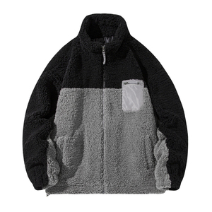OEM de alta calidad de logotipo personalizado de cremallera completa Sherpa chaqueta de lana personalizada Sherpa chaqueta de lana para Unisex - Product Image 2