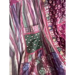 Vestido Kaftán Otoño Bosque, Elegante y Casual para Mujer, Largo hasta el Suelo o hasta la Rodilla, Transpirable, Cintura Elástica, para Ocio, Talla XL - Product Image 2