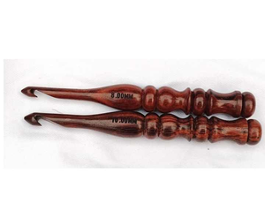 Ensemble de crochets à crochet en bois écologiques faits à la main, modernes et très vendus, de haute qualité, avec une prise en main confortable et lisse, pour un tricot à la main facile - Product Image 6