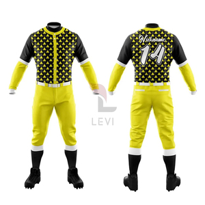 Customizable OEM Sports Uniform Set Breathable Digital Print Anti-Bacterial Spandex/Cotton Jersey Pants <b>Baseball</b> Personalized - Product Image 4