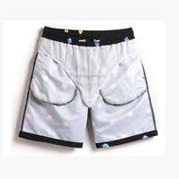 Pantalones Cortos Deportivos de Poliéster para Hombre, Transpirables, de Malla Tejida, con Logotipo Personalizado, Impresión por Serigrafía, Tallas Grandes, de Secado Rápido