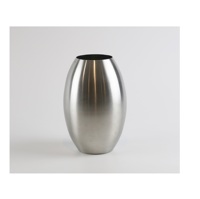 Vase à fleurs en verre RABEH, design contemporain et élégant, polyvalent, design luxueux, fait main, durable, pièce décorative moderne pour la maison et le bureau