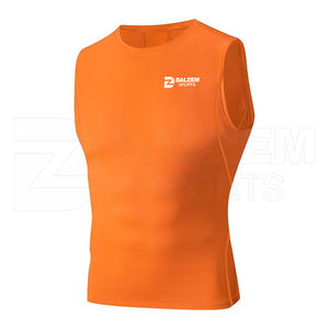 Venta al por mayor Rash Guard medias de compresión 100% poliéster personalizado Fitness camisa delgada ropa de entrenamiento ropa para correr camisetas deportivas - Product Image 4