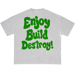 Camiseta de peso pesado de alta calidad para hombre, camiseta personalizada con estampado de soplo, camiseta de gran tamaño personalizada con estampado 3D en relieve - Product Image 1