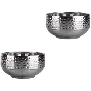 Tazón de chocolate profundo de metal, diseñado para contener grandes cantidades de chocolate derretido para la preparación de postres grandes. - Product Image 5