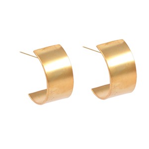 Pendientes Minimalistas Hechos a Mano con Geometría, Chapados en Oro de 18K, para Mujer, Accesorios Elegantes para Fiestas e Ideas de Regalo, Certificados - Product Image 1