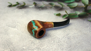 Pipe à tabac en bois gravée personnalisée Pipe à tabac artisanale en bois durable et élégant à motifs sculptés Pipe à tabac à fumer en bois de poire - Product Image 5