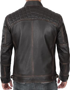 Chaquetas de Cuero Directo de Fábrica, Chaqueta de Cuero de Alta Calidad con Cremallera y Capucha Desmontable para Hombre, Chaqueta de Cuero 2026 para Hombre - Product Image 5