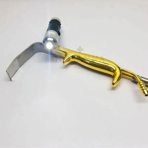 Retractor Quirúrgico Hosanna Tebbetts Plateado Dorado 150mm x 25mm, Juego de Instrumentos Quirúrgicos Manuales de Acero Inoxidable, Certificado CE Clase I - Product Image 4