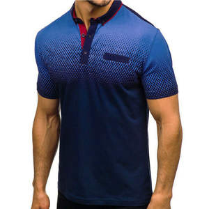 T-shirt de golf unisexe tendance pour homme, 220 g/m², en coton tricoté de haute qualité, 100 % coton, personnalisable, col rigide, manches courtes, anti-plis - Product Image 2