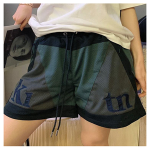 Short en maille de polyester unisexe sur mesure pour hommes High Street Shorts respirant Anime hommes pour Shorts USA taille Logo personnalisé - Product Image 6