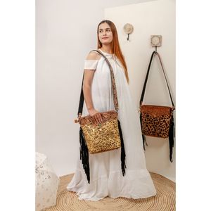 Sac à main en cuir Style nouveau, sac à main en tissu Jacquard sac fourre-tout grande taille Vintage sac multicolore - Product Image 2