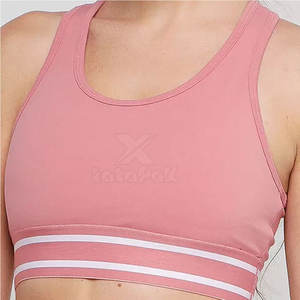 Ensemble de yoga 2 pièces pour femme, couleur unie, respirant, éco-responsable, taille élastique, logo avant, sans couture, haute qualité - Product Image 6