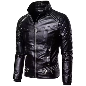 Veste en simili cuir pour homme, manches longues, dernier design, haute qualité, meilleur style, coupe ajustée, confortable, surdimensionnée - Product Image 3
