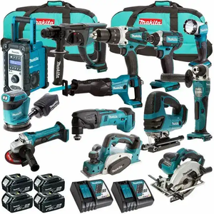 Makitas-S เครื่องมือ LXT1500 18-V แบบปิดผนึกชุด LXT ลิเธียมไอออน15ชิ้นเครื่องมือไฟฟ้าไฮดรอลิกอื่นๆสว่านไร้สาย - Product Image 2
