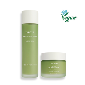 Dúo de Crema Tónica de Té Verde Matcha para Uso Diario, Limpiador Facial Reafirmante para el Hogar, ODM OEM, Vitamina E, Niacinamida, Aceite, Extractos Herbales de Aloe - Product Image 1