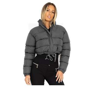 Royally Color <b>Women</b> <b>Crop</b> Puffy <b>Jacket</b> Ladies, Fashionable Bubble <b>Crop</b> Puffy <b>Jacket</b> <b>Women</b> - Product Image 5