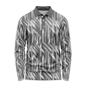 Camiseta de Golf Profesional de Manga Larga, Antiarrugas, de Jersey Sólido, Material Atlético para Entrenamiento al Aire Libre y Viajes - Product Image 6