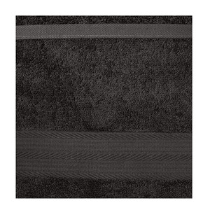 Fournisseur d'usine draps de bain personnalisés Extra Large 100x150 serviettes en coton d'hôtel de luxe pour le bain 500 GSM couleur anthracite Durable - Product Image 3