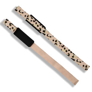 Correas de Levantamiento de Pesas Acolchadas Antideslizantes de Algodón sin Elástico, Estampado de Leopardo, Unisex, Accesorios de Gimnasio al por Mayor, Entrenamiento de Fuerza - Product Image 4