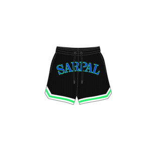 Short de basketball pour homme en maille avec logo personnalisé, écologique, respirant, avec cordon de serrage, 100 % polyester, idéal pour l'été et la plage - Product Image 3