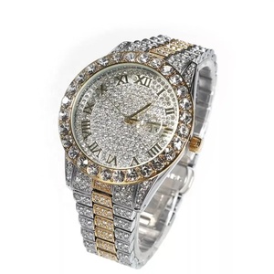 Lujo Premium personalizar amarillo oro negro helado VVS Moissanite diamante reloj Hip Hop reloj mecánico con certificación GRA - Product Image 6