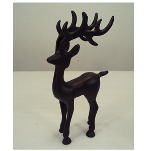 Adorno navideño de Reno de aluminio marrón oscuro para el hogar, sala de estar, mesa de Navidad, artículo decorativo - Product Image 2