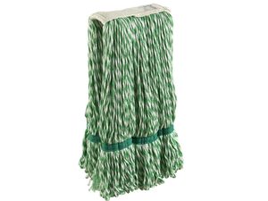 MICROFIBRE KENTUCKY WET MOP 200 Grs. WHITE/GREEN (carton 30 Pcs) HIGH QUALITY AND LONGLASTING - Product Image 1