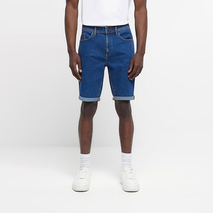 Shorts en jean mi-taille pour homme, streetwear, shorts en jean en coton, légers, streetwear d'été, mode, shorts en jean d'été - Product Image 1