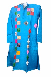 Ensemble kurta indien exclusif pour hommes vêtements de célébration de mariage ensemble de pyjama kurta de luxe pour hommes vêtements de fête et de festival élégants en 2025 - Product Image 3