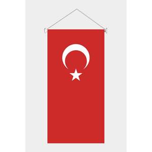 Drapeau personnalisé en forme de fanion pour événements professionnels, design personnalisable, fabriqué en Turquie - Product Image 1