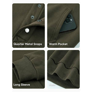 Top personalizado 6XL peso pesado de gran tamaño francés Terry Hoodie 100% algodón grueso 500 Gsm 3DPrinted en relieve hombres Streetwear bordado - Product Image 5