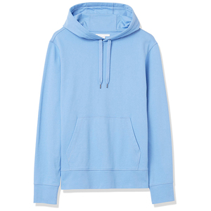 2023 Venta de fábrica Hombres Classic Sky Blue Pullover Hoodie 100% Algodón Durable Ecológico XS Tamaño Personalizado Estampado de dibujos animados Primavera - Product Image 5
