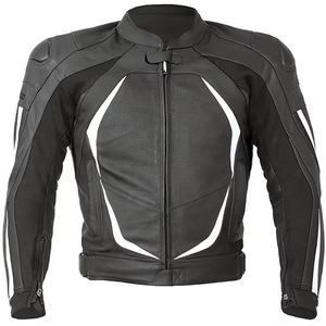 Blouson de motard en cuir pour homme, style décontracté, hiver, col montant, imperméable et respirant, toile de qualité supérieure - Product Image 1