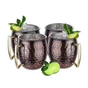 Tasse en cuivre de haute qualité 12 oz Moscow Mule Tasse en céramique très demandée à un prix raisonnable - Product Image 3