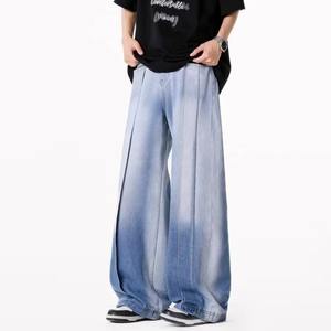 กางเกงยีนส์ผ้ายืดสำหรับผู้ชายออกแบบได้ตามต้องการเสื้อผ้าแนวสตรีทฮิปฮอปสไตล์วินเทจ3D - Product Image 2