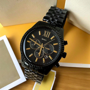 M-K Nam Chất Lượng Cao Đồng Hồ Thể Thao Chống Thấm Nước Cổ Điển Phong Cách Chronograph Quay Số 20Mm Thép Không Gỉ Trường Hợp Hai Tone Dây Đeo Thời Trang - Product Image 6