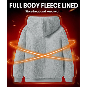 2026 Top Quality 100% Cotton Fleece Custom Men's Winter Outdoor <b>Hoodies</b> with Embroidery & Screen Printing Sweatshirt <b>Hoodies</b> - Product Image 2